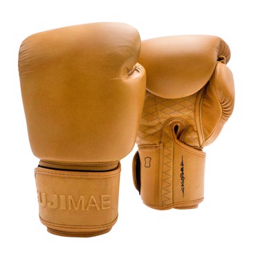 FUJIMAE SAK YANT 2 MUAY THAI GLOVES -brown